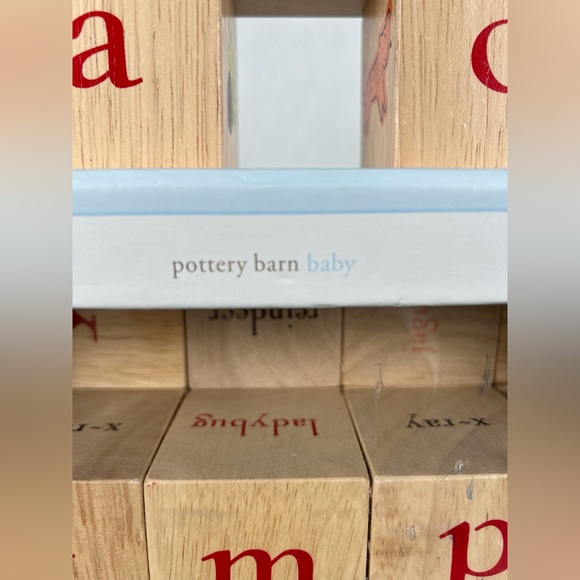 Pottery barn kids wooden alphabet blocks - Picture 5 of 8